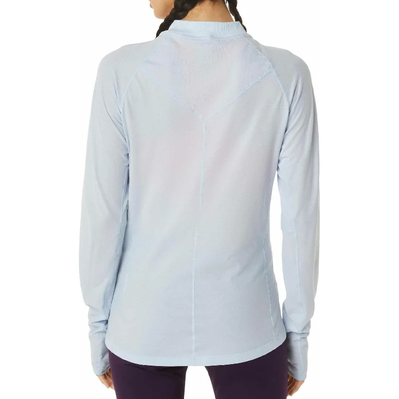 Asics Winter Long Sleeve Womens Running Top - Blue