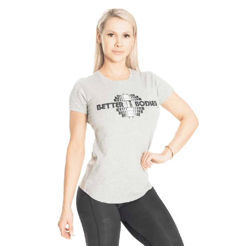 Better Bodies Regular Tee - Light Grey