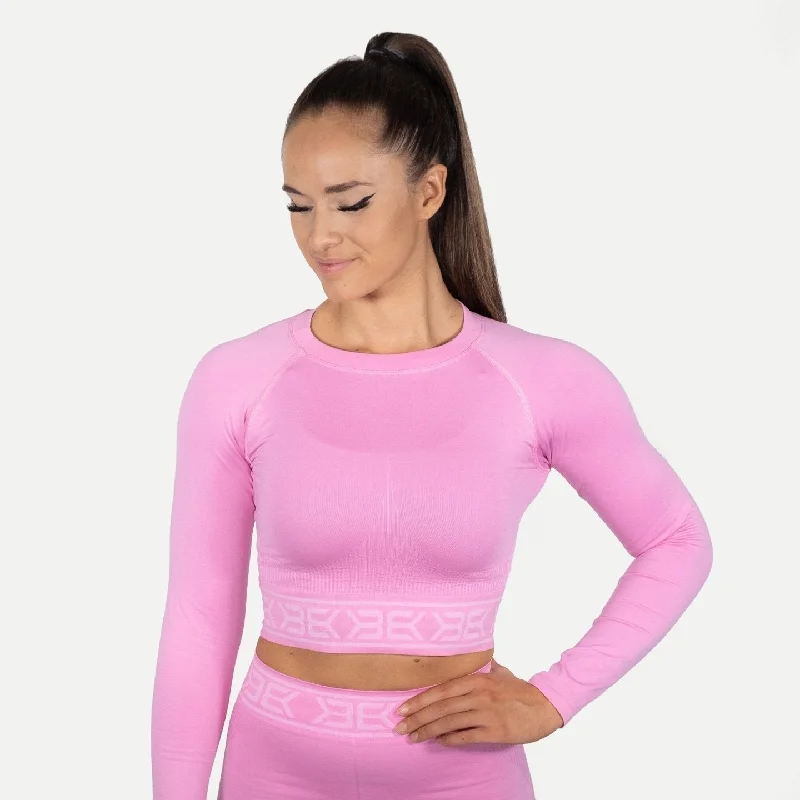 Better Bodies Rib Seamless LS - Bubblegum Pink