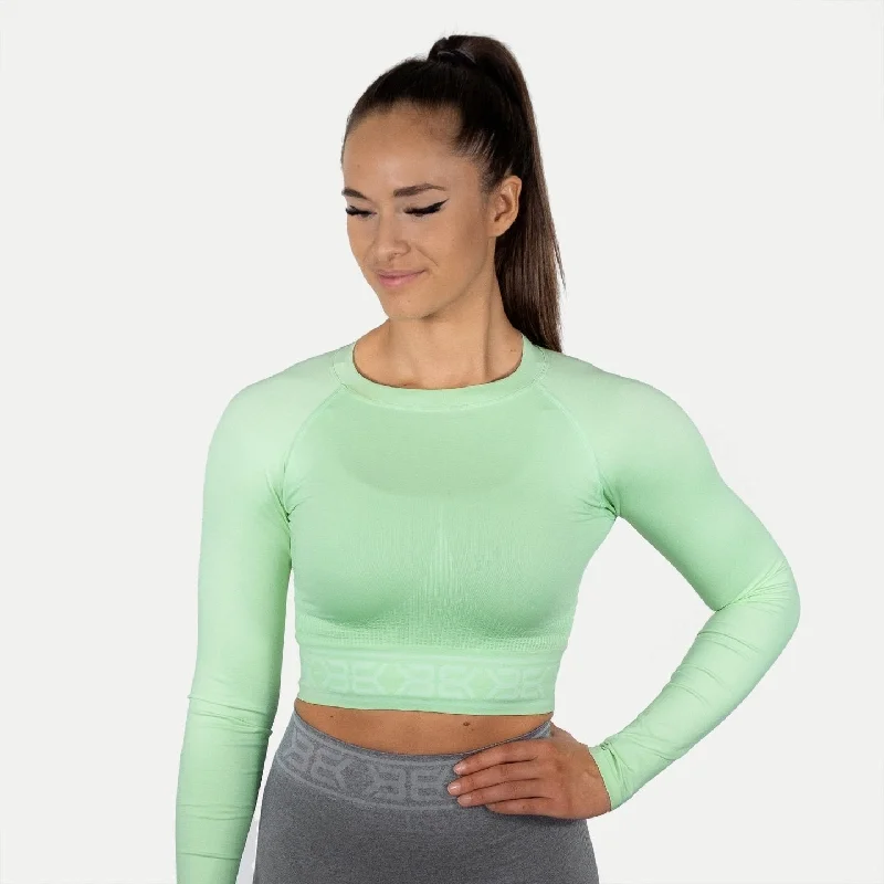 Better Bodies Rib Seamless LS - Mint Green