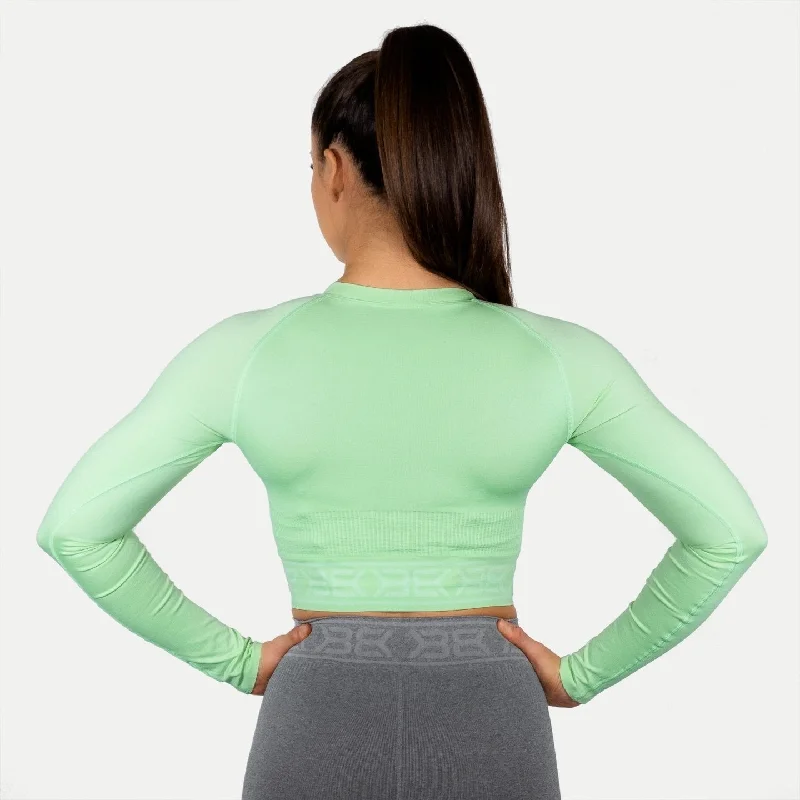 Better Bodies Rib Seamless LS - Mint Green