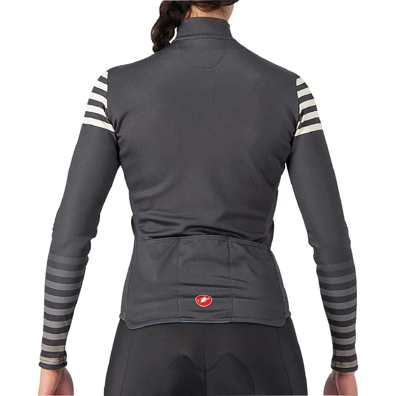 Castelli Autunno Long Sleeve Womens Cycling Jersey - Grey