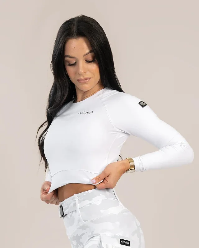 Gavelo Cropped Long Sleeve - Frost