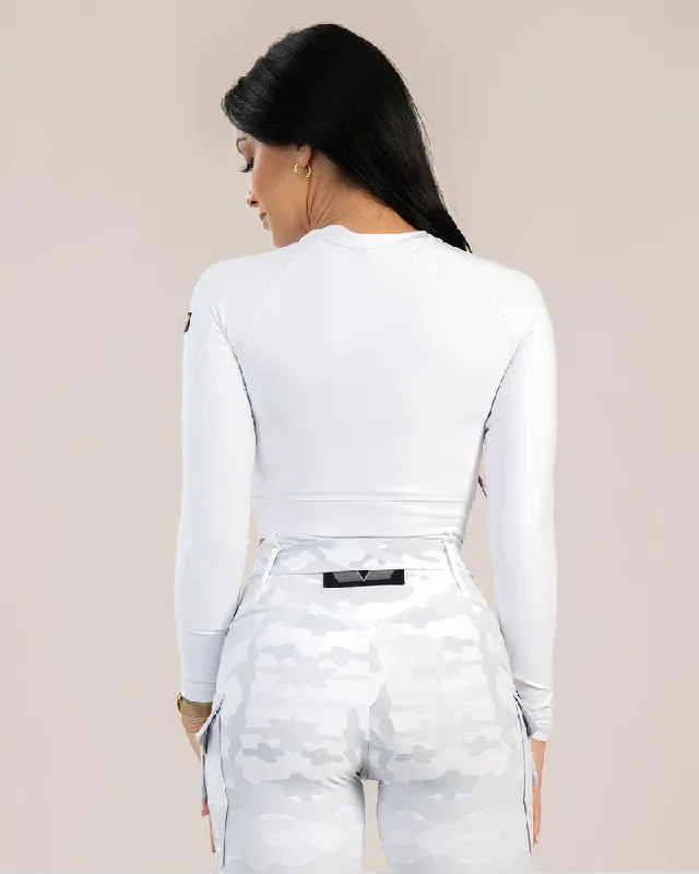 Gavelo Cropped Long Sleeve - Frost