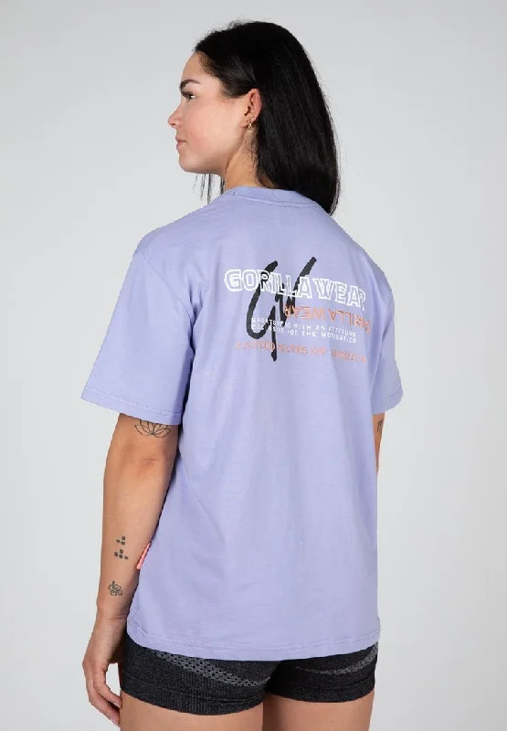 Gorilla Wear Medina Oversized T-Shirt - Lilac