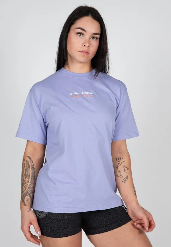 Gorilla Wear Medina Oversized T-Shirt - Lilac