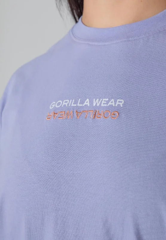 Gorilla Wear Medina Oversized T-Shirt - Lilac