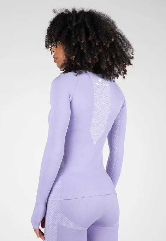 Gorilla Wear Selah Seamless Long Sleeve - Lilac