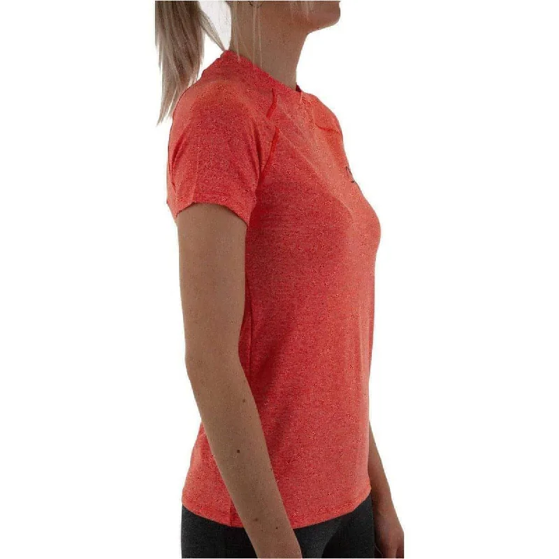 More Mile Train To Run Short Sleeve Womens Running Top - Orange