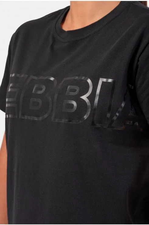 Nebbia Invisible Logo NEBBIA T-Shirt 602 - Black