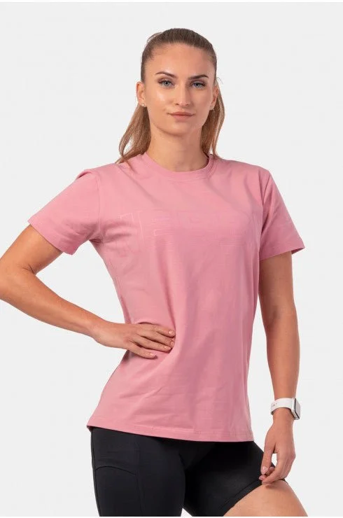 Nebbia Invisible Logo NEBBIA T-Shirt 602 - Old Rose