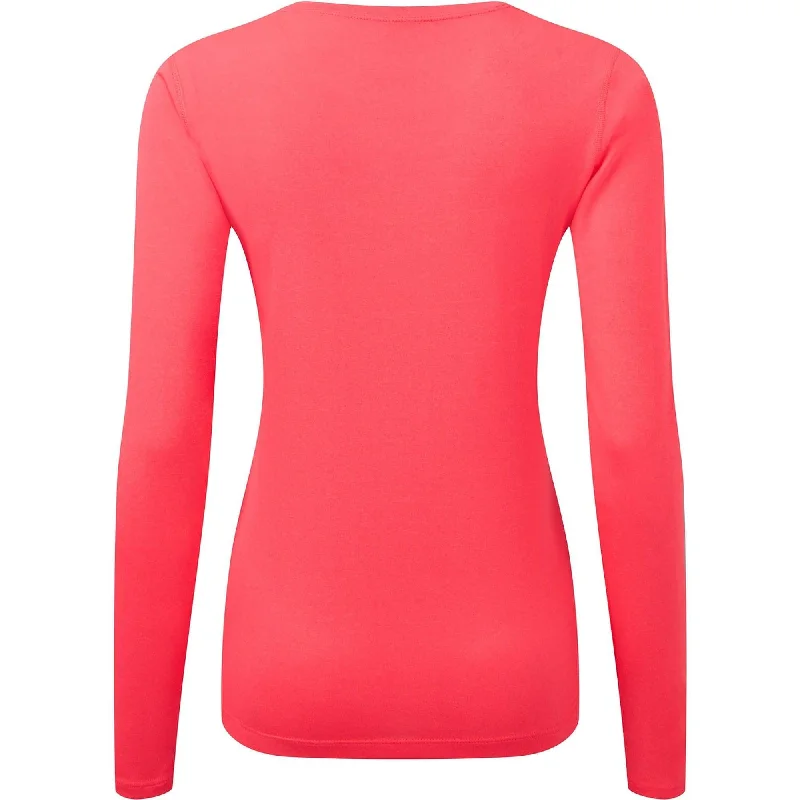 Ronhill Core Long Sleeve Womens Running Top - Pink