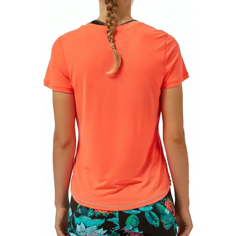 Ronhill Life Tencel Short Sleeve Womens Running Top - Orange