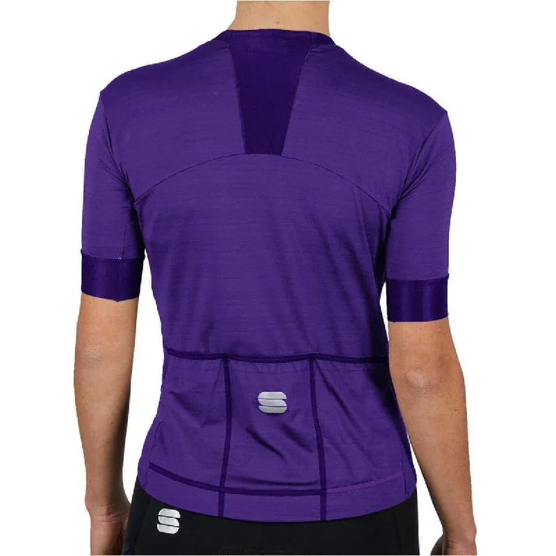 Sportful Kelly Short Sleeve Womens Cycling Jersey - Purple