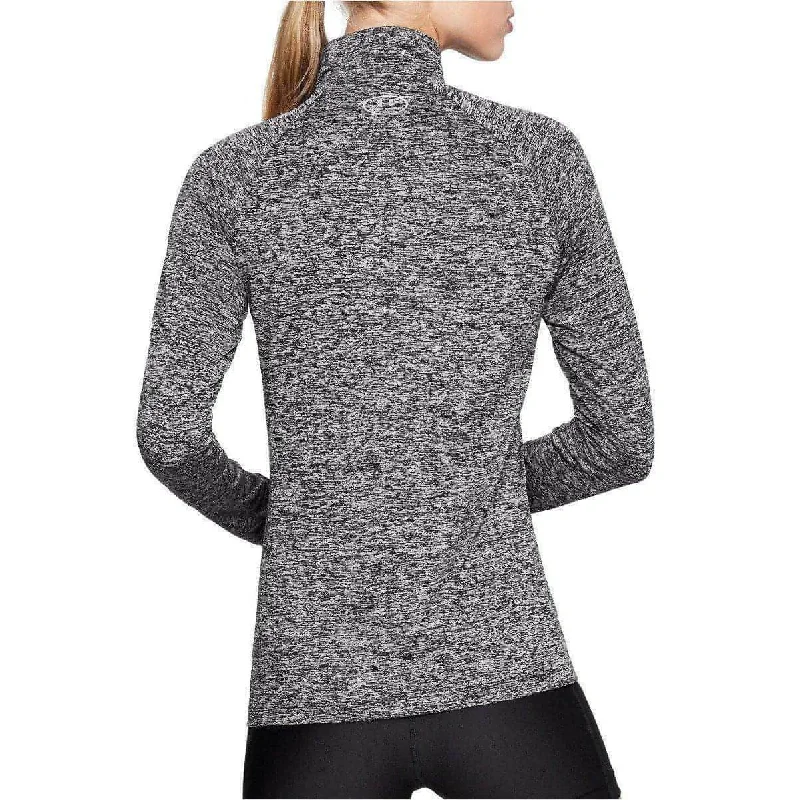 Under Armour Tech Twist Half Zip Long Sleeve Womens Training Top - Grey