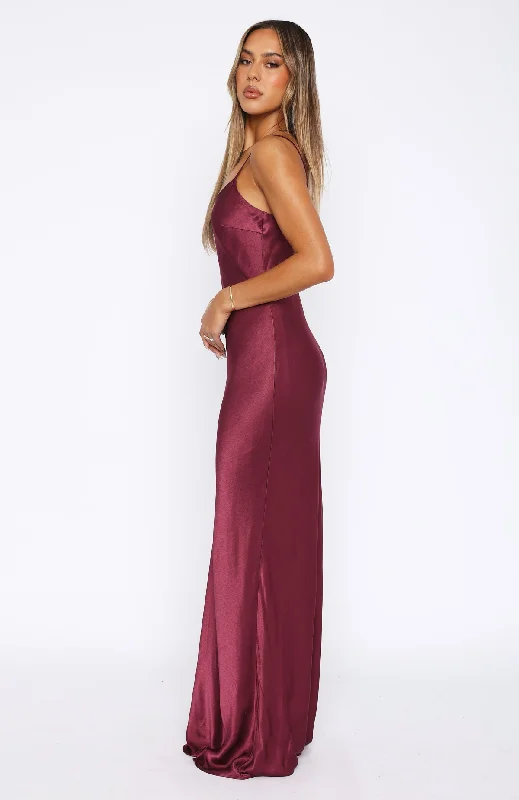 Good To Me Maxi Dress Merlot