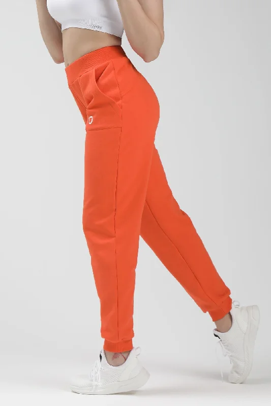 Jogger Slim Ikonic SS 24 Arancio Mandarino