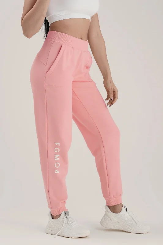 Jogger Slim Ikonic SS 24 Rosa Chiaro