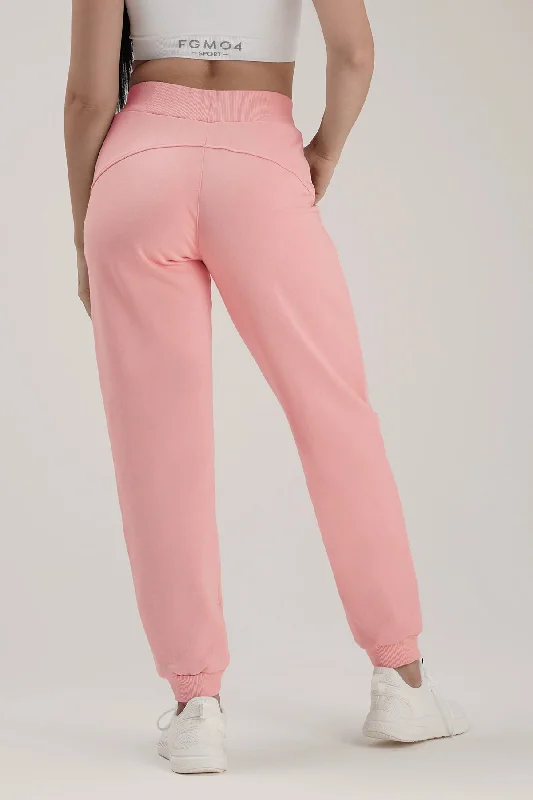 Jogger Slim Ikonic SS 24 Rosa Chiaro