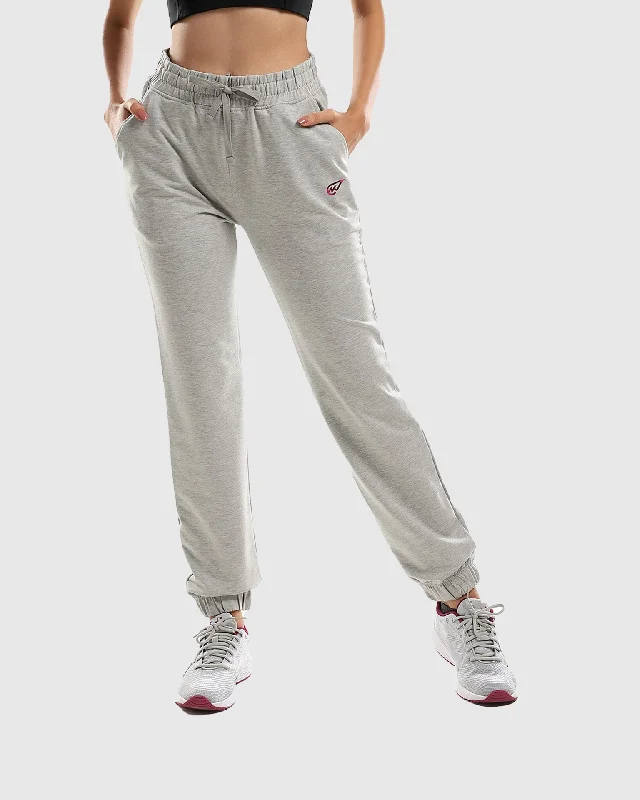 Milton Cuffed Jogger in Light Grey