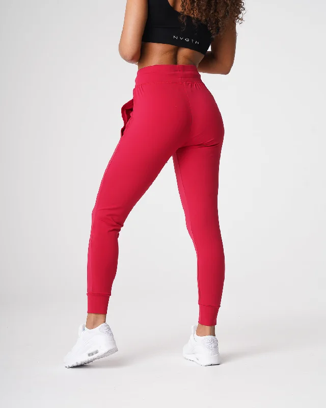 Ruby Red Joggers