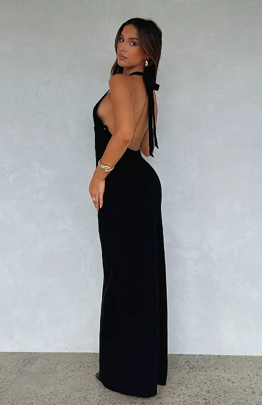 Sun Kissed Glow Maxi Dress Black