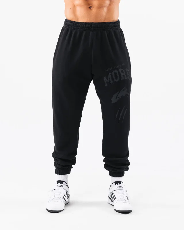 Earth Dye Graphic Jogger - Black