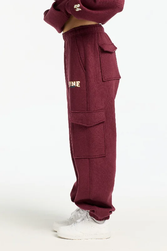 VARSITY 2.0 TRACKPANT BURGUNDY