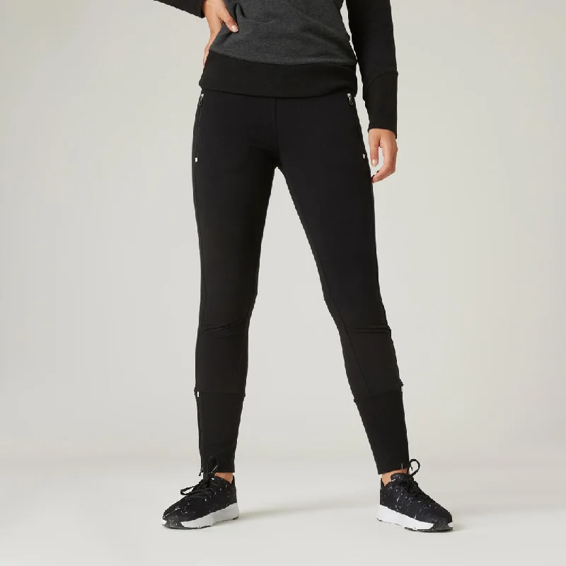 Women's Fitted Fitness Jogging Bottoms 520