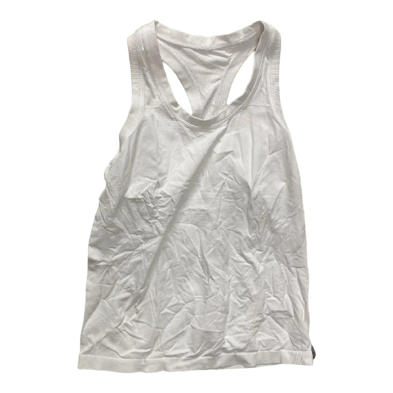 Athletic Tank Top By Athleta In White, Size: M