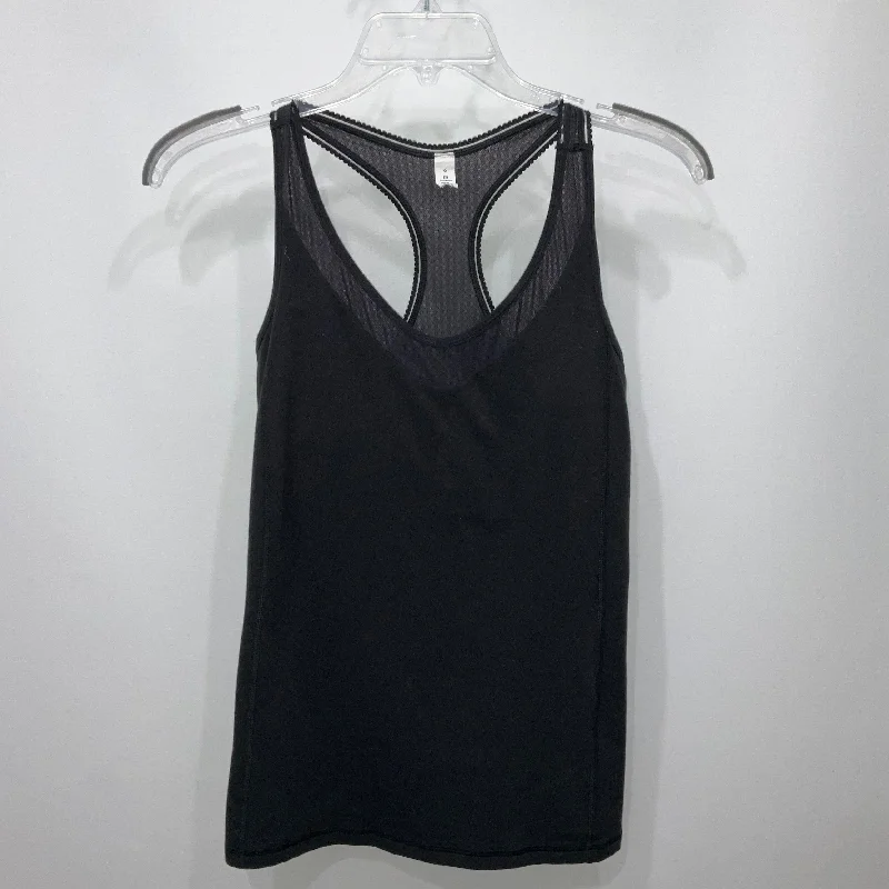 Athletic Tank Top By Lululemon In Black, Size: 6