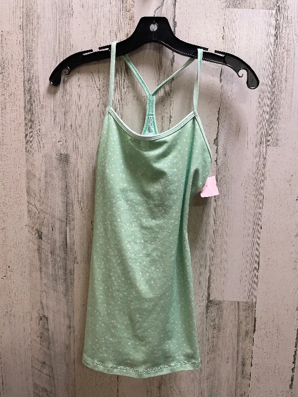 Athletic Tank Top By Lululemon In Green, Size: 6