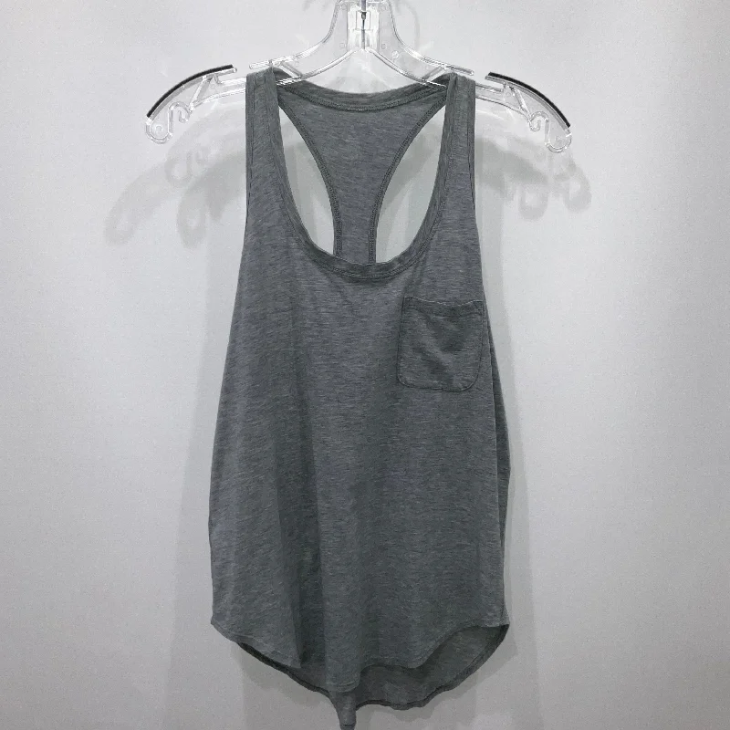 Athletic Tank Top By Lululemon In Grey, Size: 6