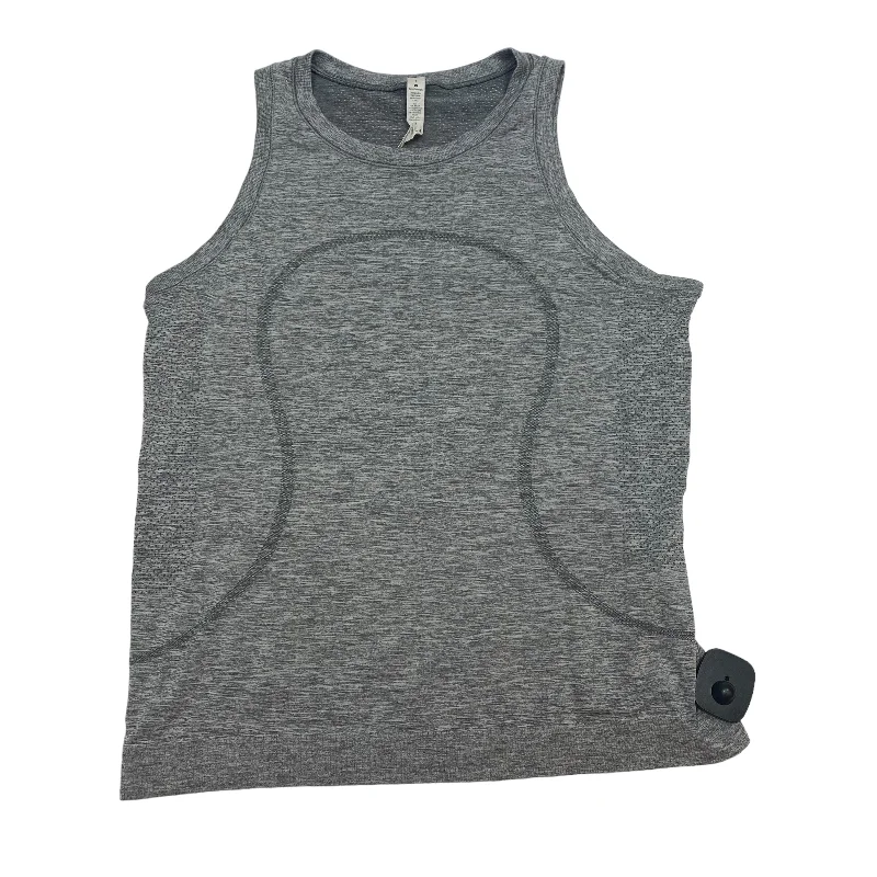 Athletic Tank Top By Lululemon In Grey, Size: 6