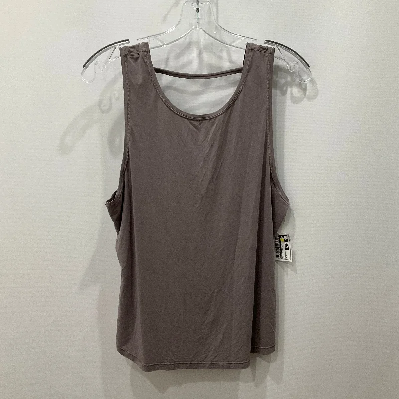 Athletic Tank Top By Lululemon In Grey, Size: 8