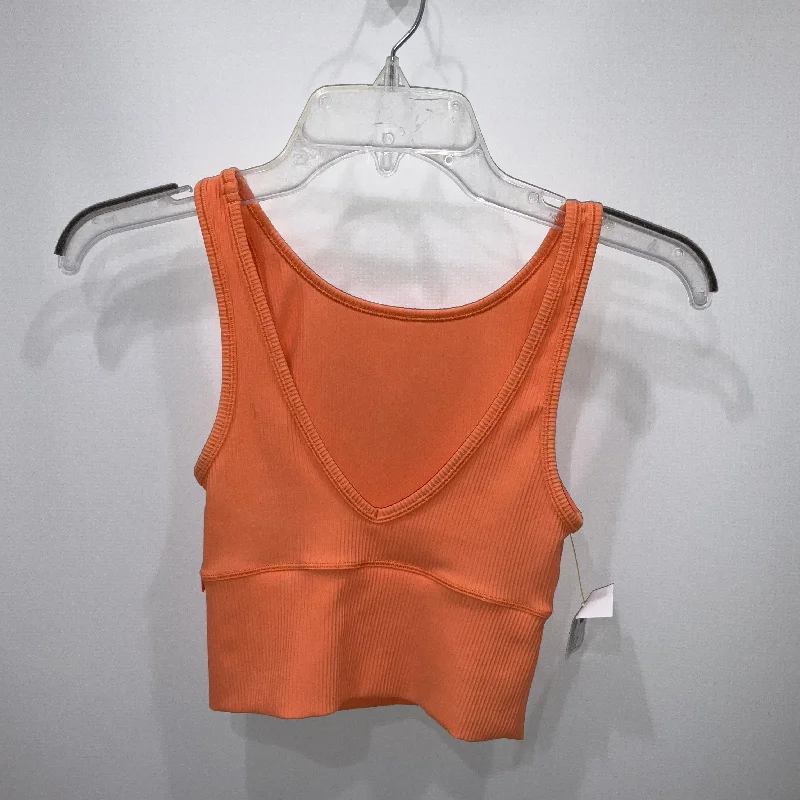 Athletic Tank Top By Lululemon In Orange, Size: 2