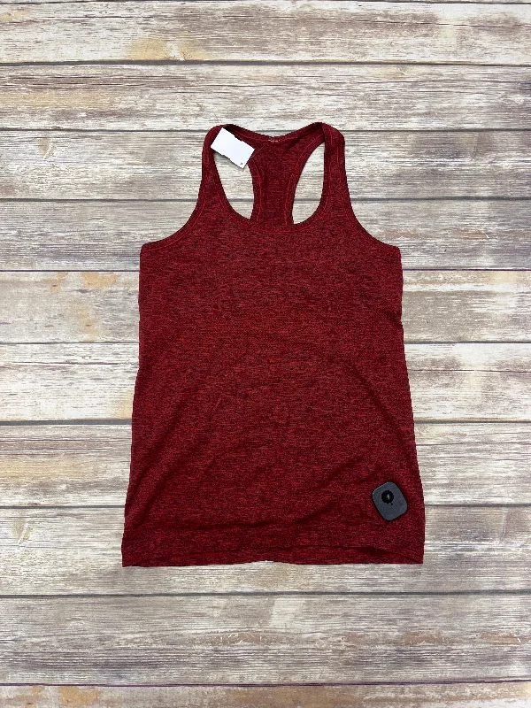 Athletic Tank Top By Lululemon In Red, Size: M