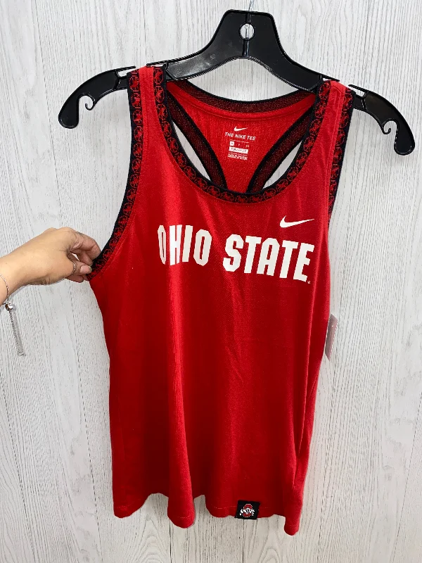 Athletic Tank Top By Nike In Red, Size: S