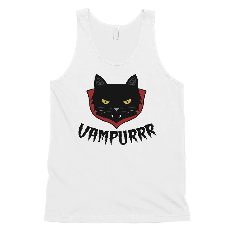 Vampurrr Funny Halloween Costume Cute Graphic Design Mens Tank Top