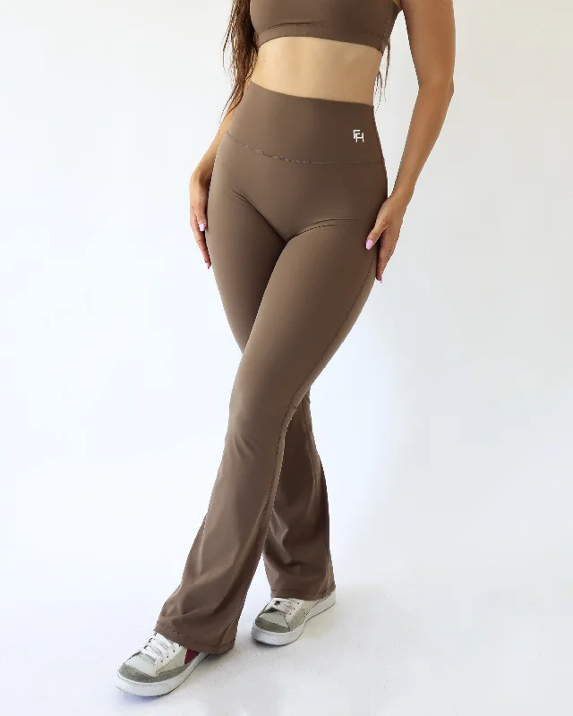 ONYX FLARE LEGGINGS - Oak