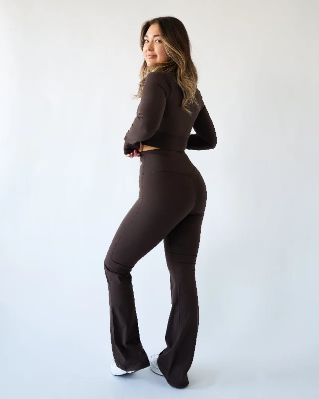 ONYX FLARE LEGGINGS - Teddy