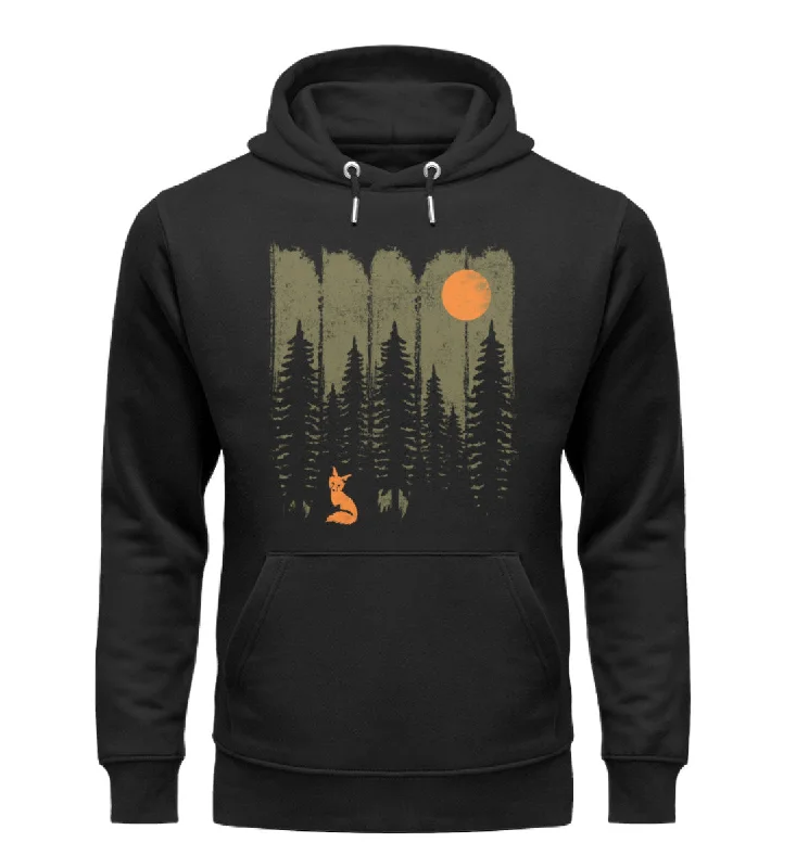 FUCHS IM WALD KHAKI - Bio Unisex Hoodie (PREMIUM)