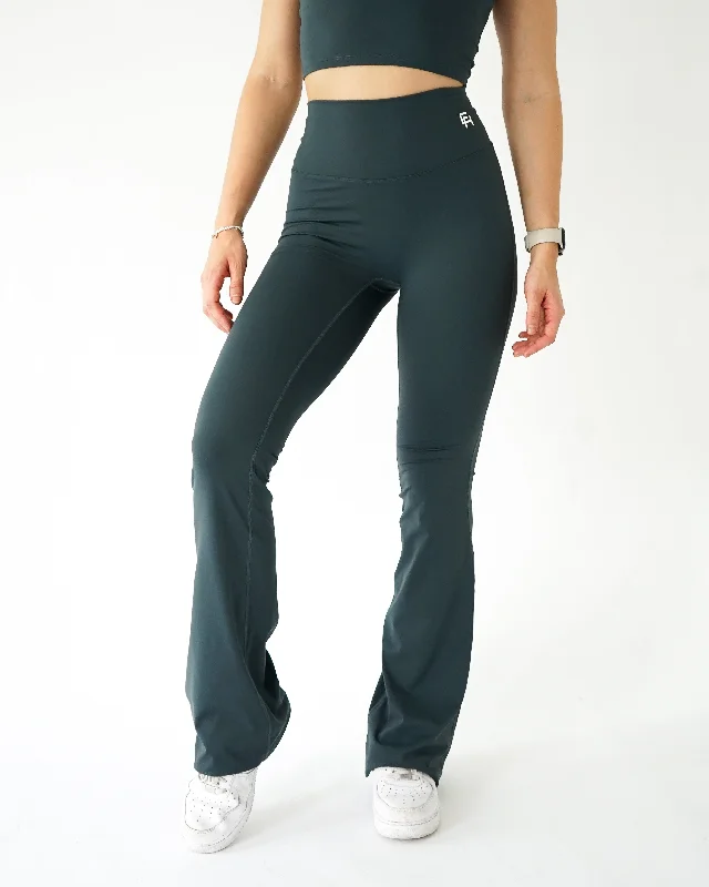 IMPACT FLARE LEGGINGS - Emerald