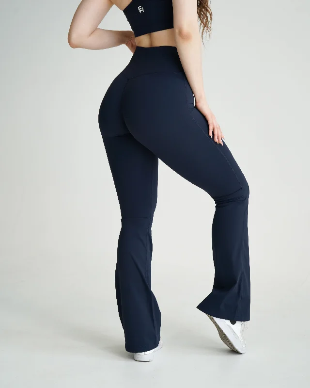 IMPACT FLARE LEGGINGS - Navy