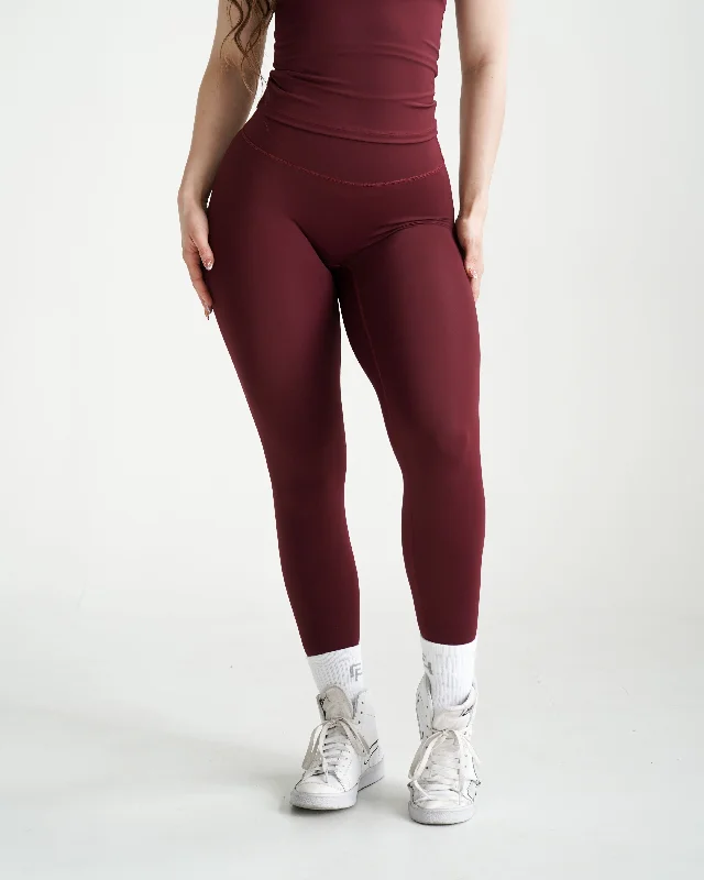 IMPACT LEGGINGS 25” - Wine