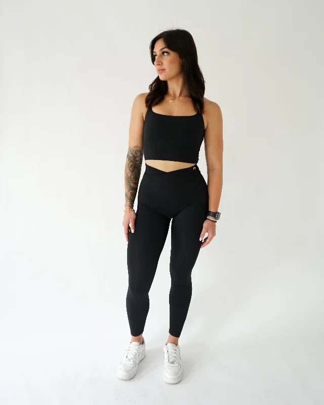 IMPACT V-WAIST LEGGINGS - Black