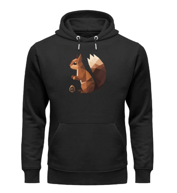 Origami Eichhörnchen - Bio Unisex Hoodie (PREMIUM)