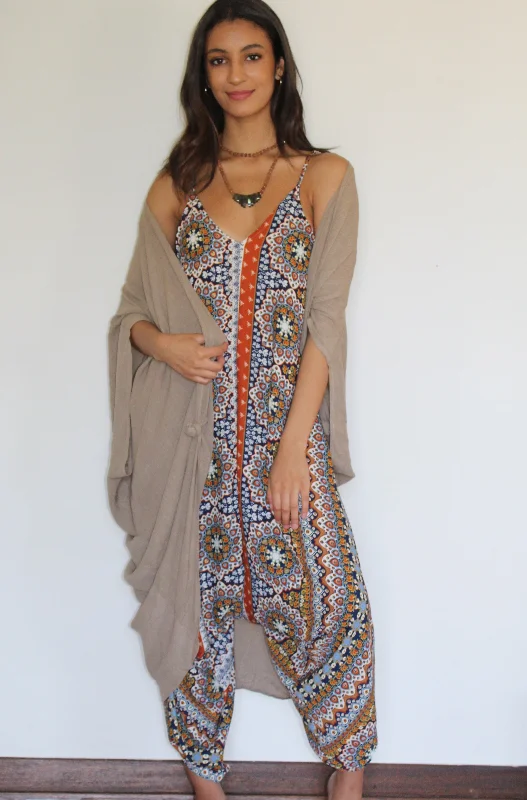 Boho Rust Jumpsuit