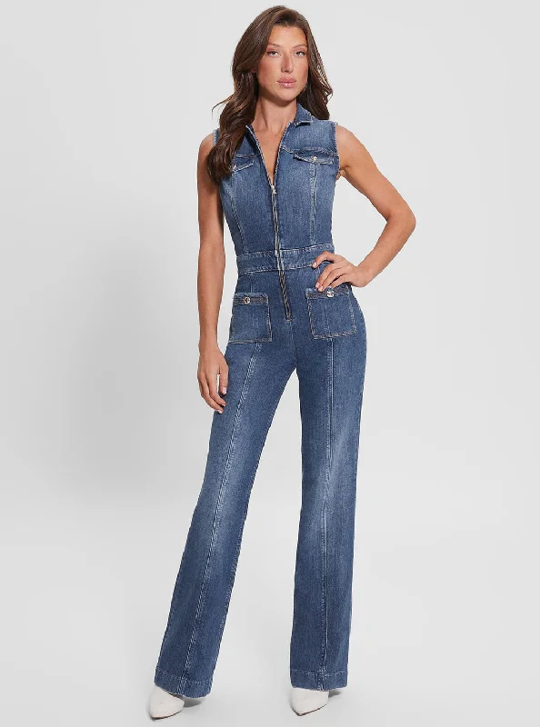 Eco Denim Penny Jumpsuit