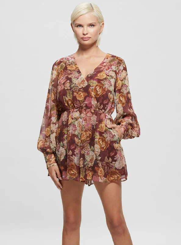 Eco Floral Tapestry Print Candis Romper